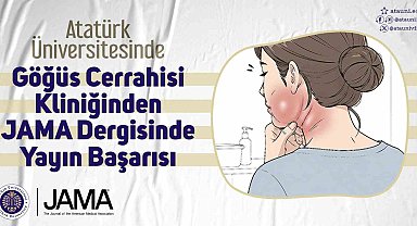 Atatürk Üniversitesi Göğüs Cerrahisi Kliniğinden Jama dergisinde yayın başarısı