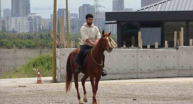 Atla giderken 'alkollü araç kullanmak'tan ceza yedi