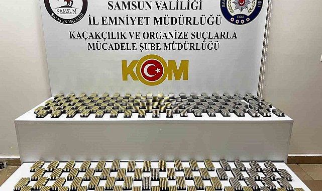 Av bayiinde 8 bin 500 adet kayıt dışı tabanca fişeği ele geçirildi