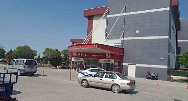 Ayağı makineye sıkışan işçi yaralandı