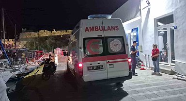 Ayağına ağırlık bağlayıp denize atladı