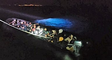 Aydın'da 40 düzensiz göçmen kurtarıldı