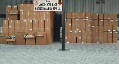 Aydın'da 4,5 milyon değerinde makaron ele geçirildi