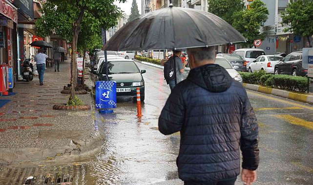 Aydın'da beklenen yağış geldi