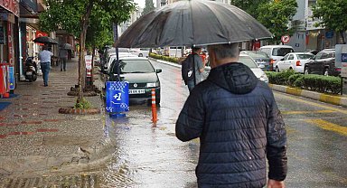Aydın'da beklenen yağış geldi