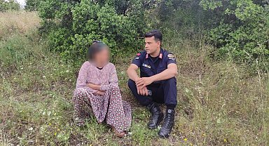 Aydın'da kayıp kadın jandarma ekiplerince ormanlık alanda bulundu