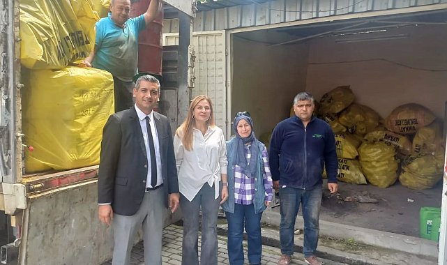 Aydın'da "Atıkları toplayalım, geleceğe nefes olalım" projesi sürüyor