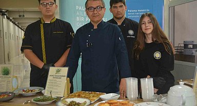 Ayvalık'ta geleceğin gastronomi şeflerinden ot şenliği