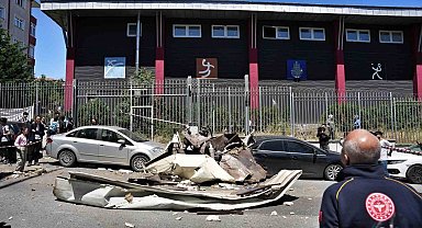 Bağcılar'da patlama sırasında yaşananlar kamerada