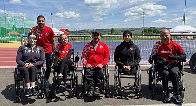 Bağcılarlı milli para atletlerden İsviçre'de 3 altın madalya