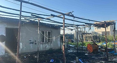 Bahçe evinde çıkan yangın maddi hasara neden oldu