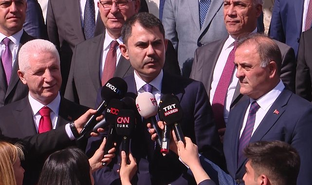 Bakan Kurum: "Hep birlikte elimizi, gövdemizi taşın altına koymak durumunda olduğumuzu, burada net bir şekilde ifade ettik"