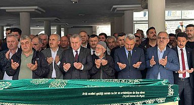 Bakan Osman Aşkın Bak'ın amcası son yolculuğuna uğurlandı