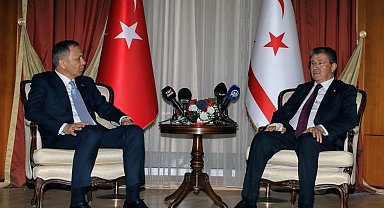 Bakan Yerlikaya, KKTC Başbakanı Üstel ile görüştü