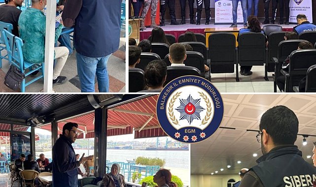 Balıkesir Emniyeti'nden siber farkındalık eğitimi