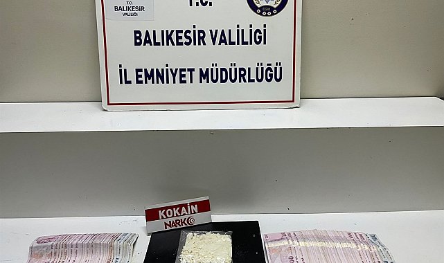 Balıkesir'de uyuşturucu operasyonunda 1 tutuklama