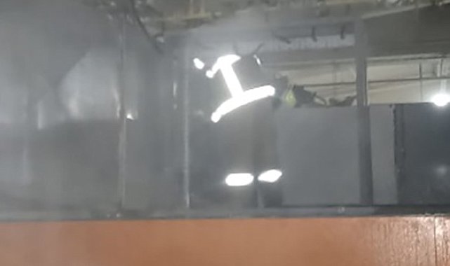 Bandırma OSB'de traktör fabrikasında yangın paniği