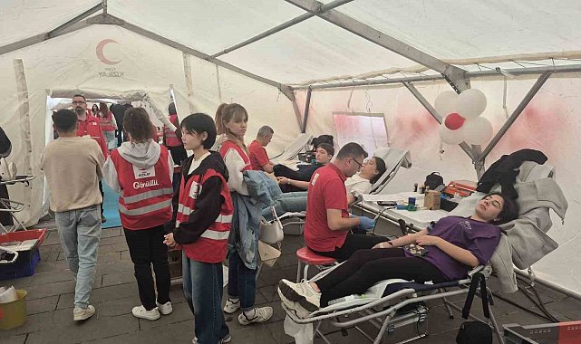 Bartın'da 8 saatte 174 kişi kan bağışında bulundu