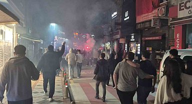 Bartın'da Beşiktaş taraftarların galibiyet sevinci