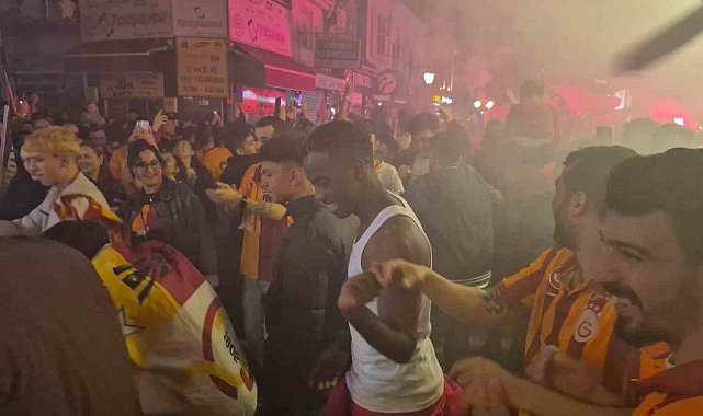 Bartın'da Galatasaray taraftarının 5. yıldız coşkusu