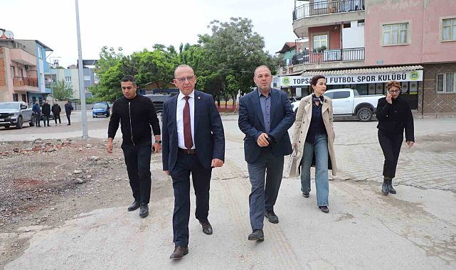 Başkan Akın'dan çalışmalara sıkı takip