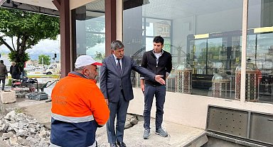 Başkan Aksun, sahada görev yapan personelleri denetledi