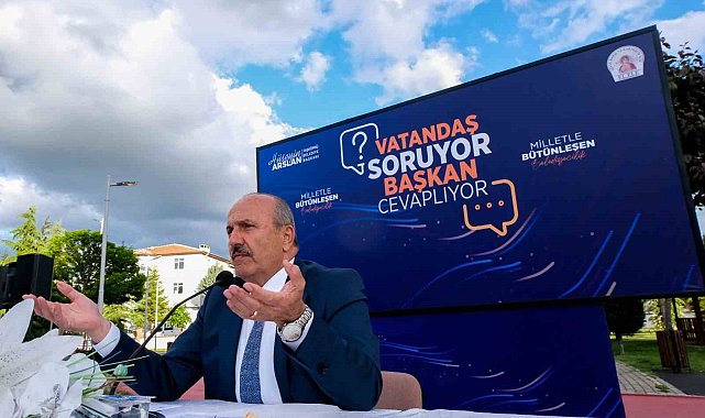 Başkan Arslan: "Her bir talep bizim için bir emirdir"