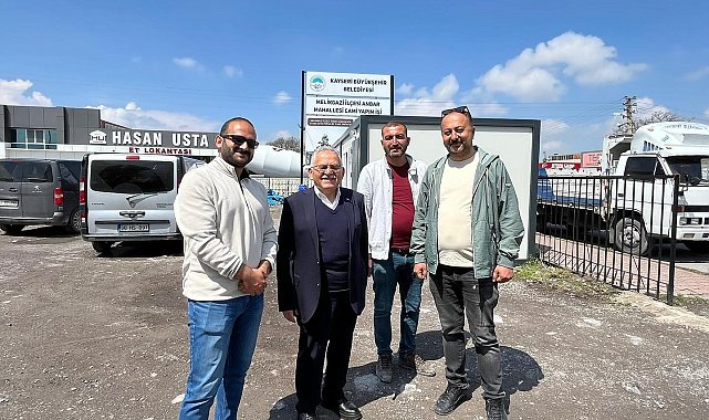 Başkan Büyükkılıç, Anbar'da cami inşaatını inceledi
