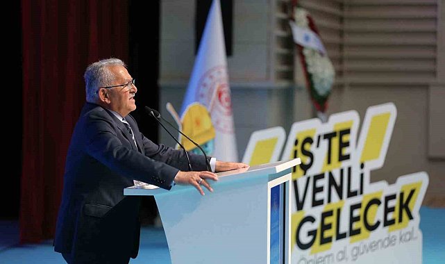Başkan Büyükkılıç, Bakan Işıkhan ile İş Sağlığı Ve Güvenliği Fuarı Açılış Töreni'ne katıldı