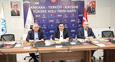 Başkan Büyükkılıç'tan yüksek hızlı tren şantiyesinde inceleme