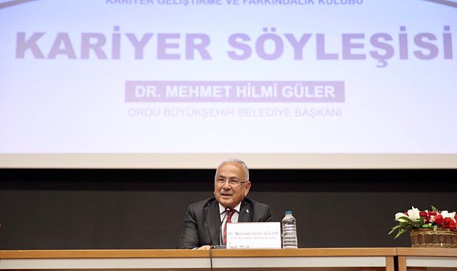 Başkan Güler, üniversite öğrencilerine seslendi: "Yapacağınız her işte önceliğiniz ülkeniz olsun"