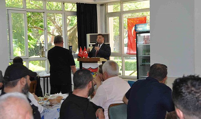Başkan Özkan, taksici esnafıyla istişare toplantısında buluştu