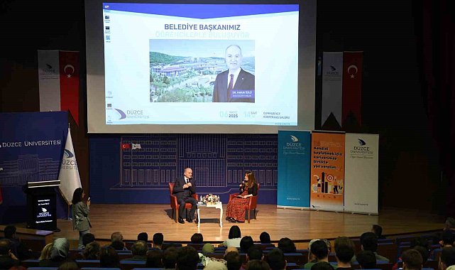 Başkan Özlü üniversite öğrencileriyle bir araya geldi