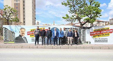 Başkan Palancıoğlu: "Aydınlıkevler Mahallemizde kentsel dönüşümün ilk adımını attık"