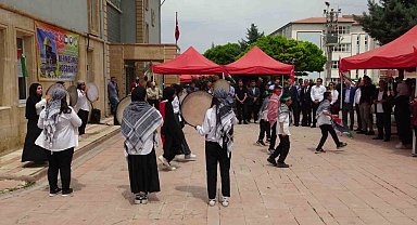 Batman'da Filistinliler için yardım etkinliği