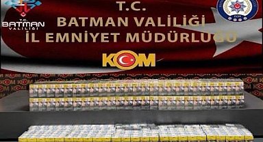 Batman'da kaçak sigara operasyonu: 1 gözaltı