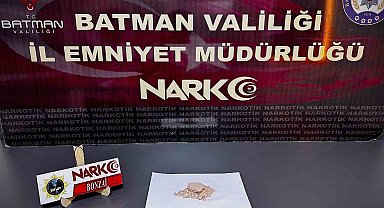 Batman'da uyuşturucu operasyonunda 2 tutuklama