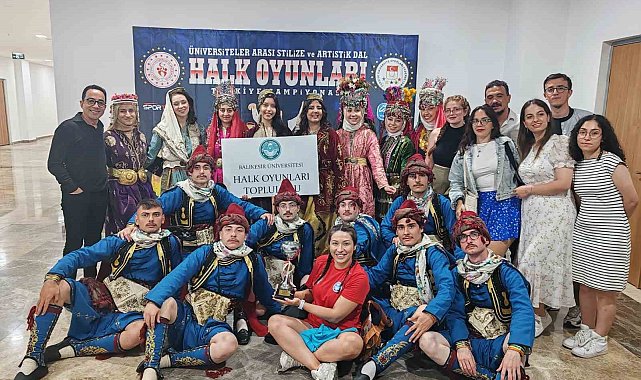 BAÜN Halk Oyunları ekibi Türkiye ikincisi