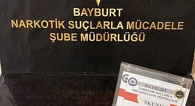 Bayburt'ta 2 şüpheliye uyuşturucu kullanmaktan işlem yapıldı