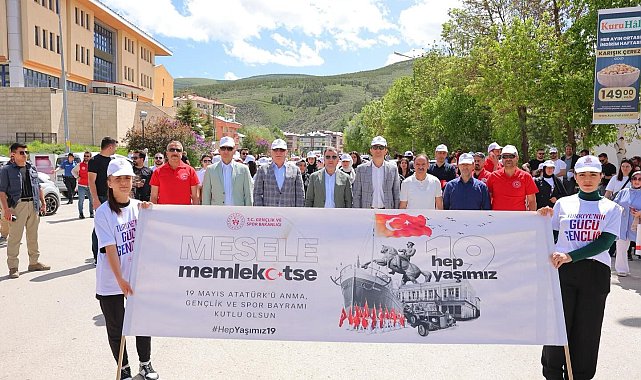 Bayburt'ta 'Gençlik Yürüyüşü' düzenlendi