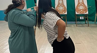 Bayburt'ta TRSM hastalarına yönelik okçuluk yarışması düzenlendi