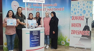 Bayburt'ta tütünün zararları anlatıldı