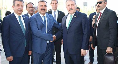 BBP Genel Başkanı Destici, kanaat önderi Arslan ile bir araya geldi