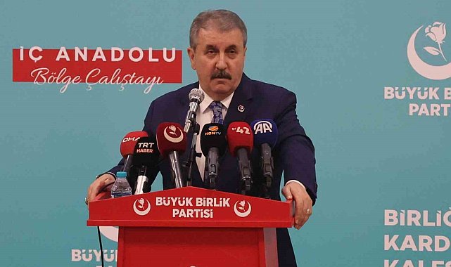 BBP Genel Başkanı Destici: "Gazze sadece bir toprak, kara parçası değildir"