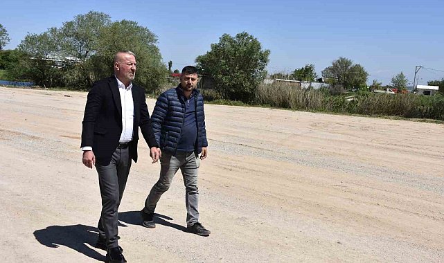 Belediyeden Ortasarıbey'e hizmet çıkarması