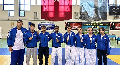 BEUN Judo takımı şampiyonaya damga vurdu; 6 madalya, 2 kupa