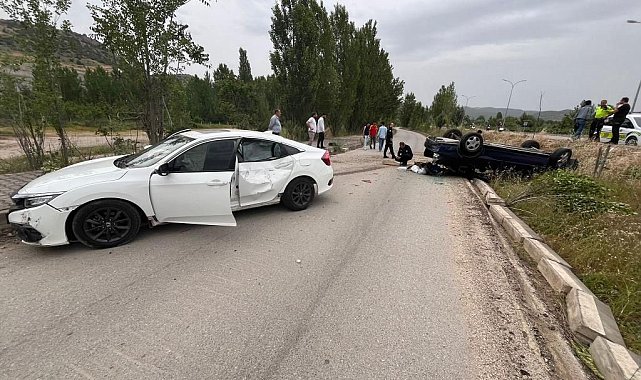 Bilecik'te YHT Kavşağında trafik kazası: 3 yaralı