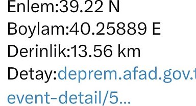 Bingöl'de 4,3 büyüklüğünde deprem