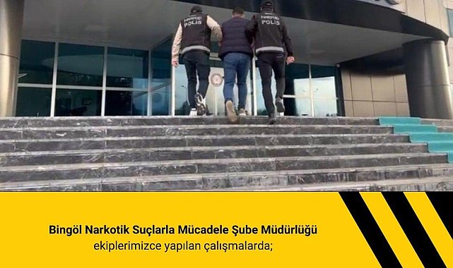 Bingöl'de 7 yıl kesinleşmiş hapis cezası bulunan zanlı yakalandı