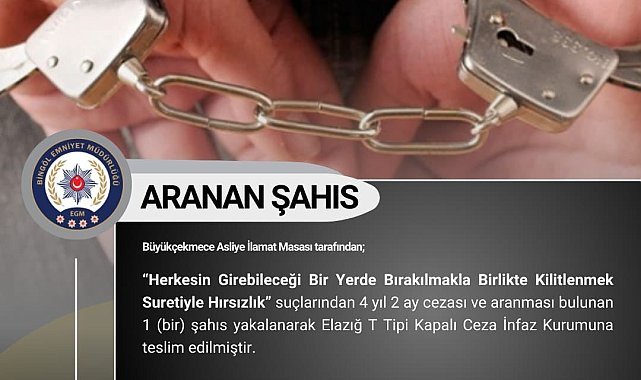 Bingöl'de arama kaydı bulunan 4 kişi yakalandı